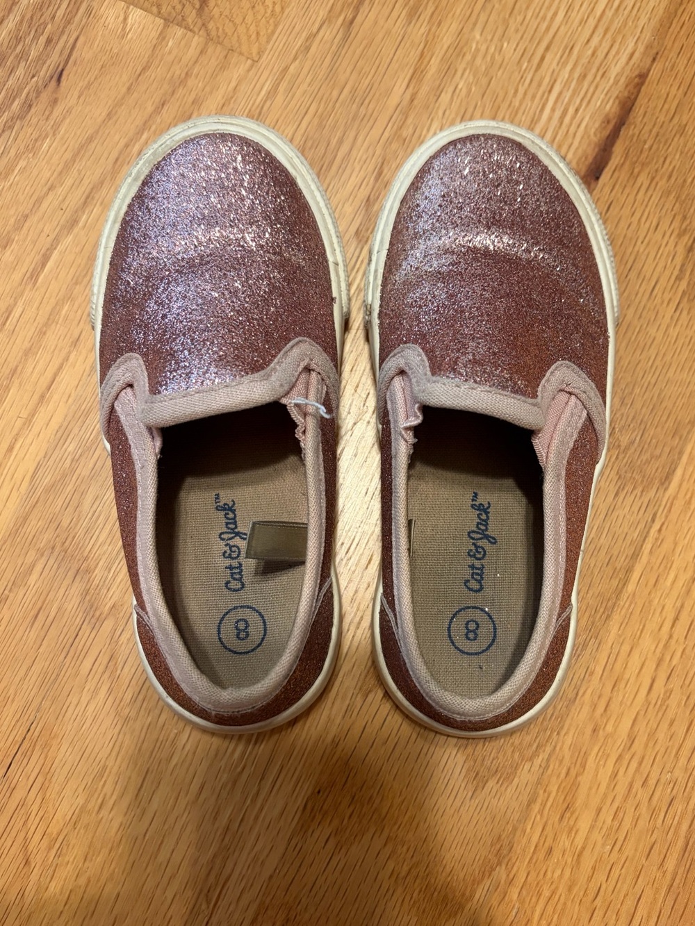 Cat & Jack Sparkly Slip On Shoes